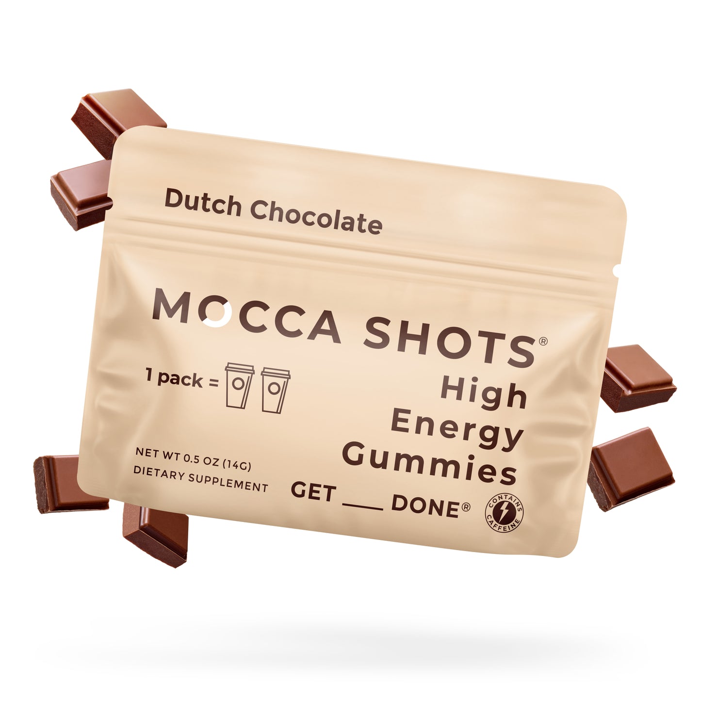 Mocca Shots - High Energy Gummies - 12 Pack