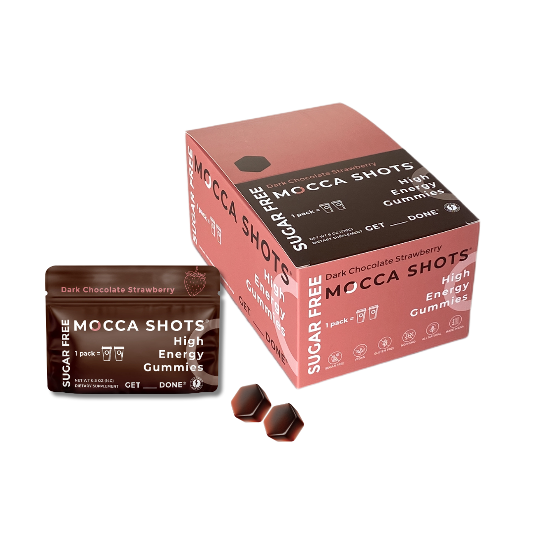 Mocca Shots - High Energy Gummies - 12 Pack