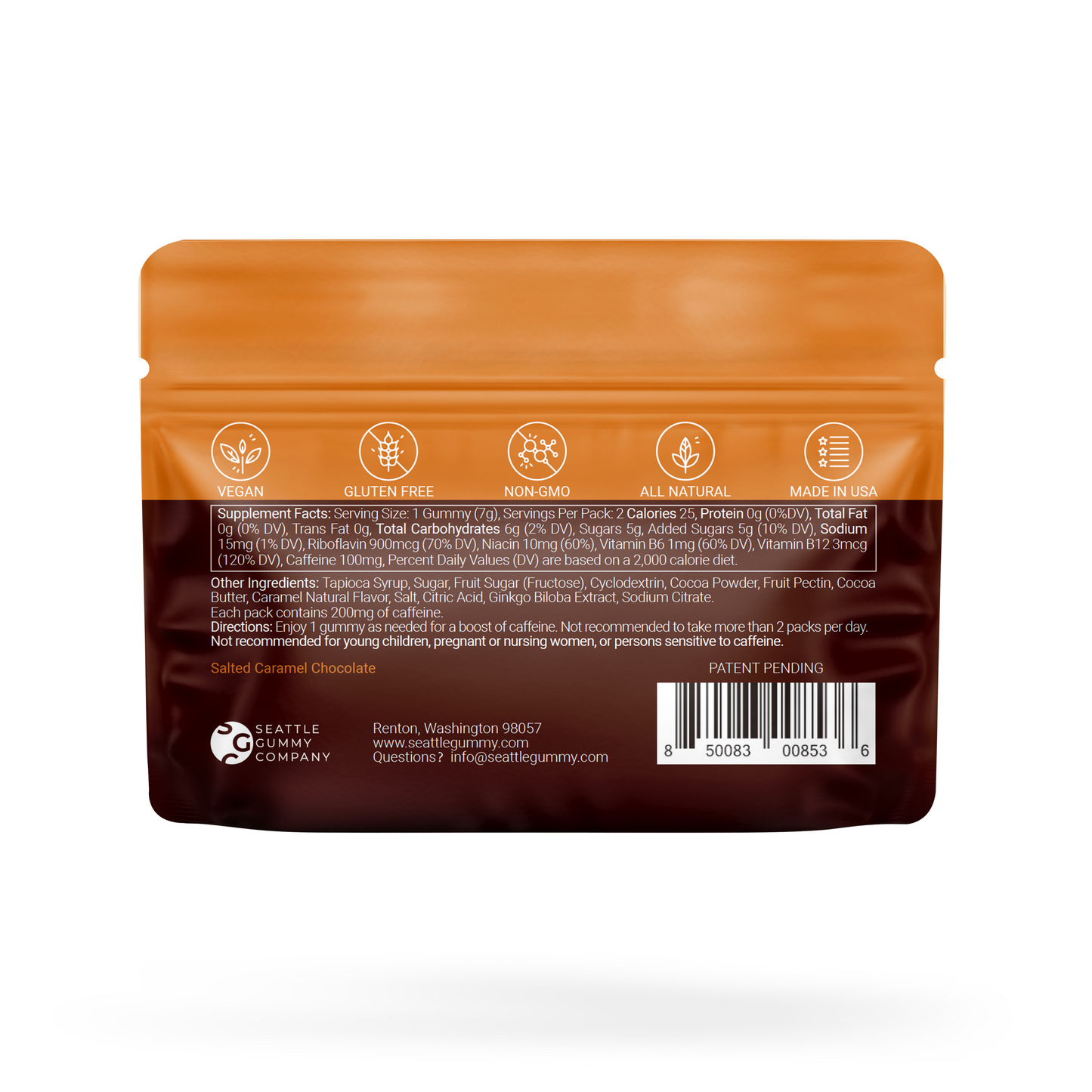 Mocca Shots - High Energy Gummies - 12 Pack