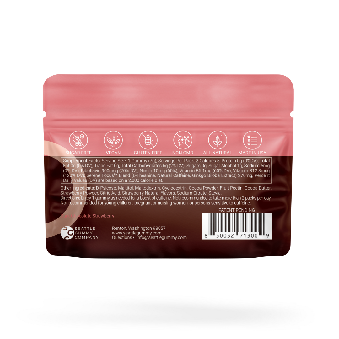 Mocca Shots - High Energy Gummies - 12 Pack